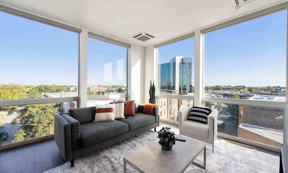 Palmer Square Apartment | 2BR City Suite w/Amazing Glass Views