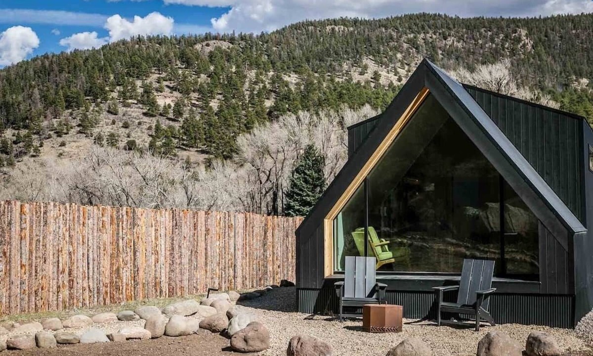 South Fork House | A-Frame Cliffside Bear Cabin