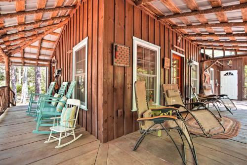 McDowell House | Cabin on Mountain Stream, Surrounded by Forest
