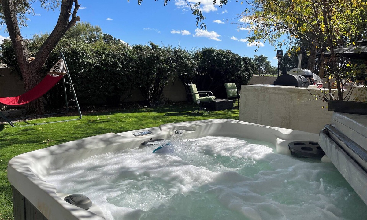 Prescott Cottage | Charming Casita with a fireplace, and a private patio and golf course views.