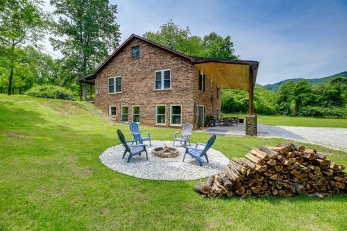 Lambsburg House | Creekside Retreat w/Mtn Views in Lambsburg!