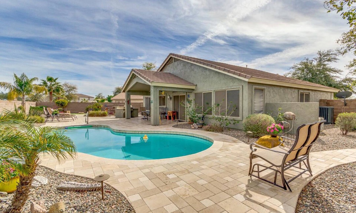 Santa Rita Ranch House | FABULOUS 3 Bedroom with a private backyard and heated pool!