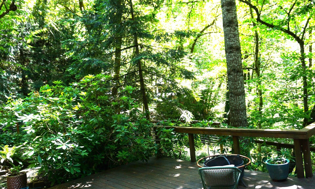 Friendly House | Forest Retreat in Eugene – Stylish Home w/Hot Tub, Chef's Kitchen & Trails