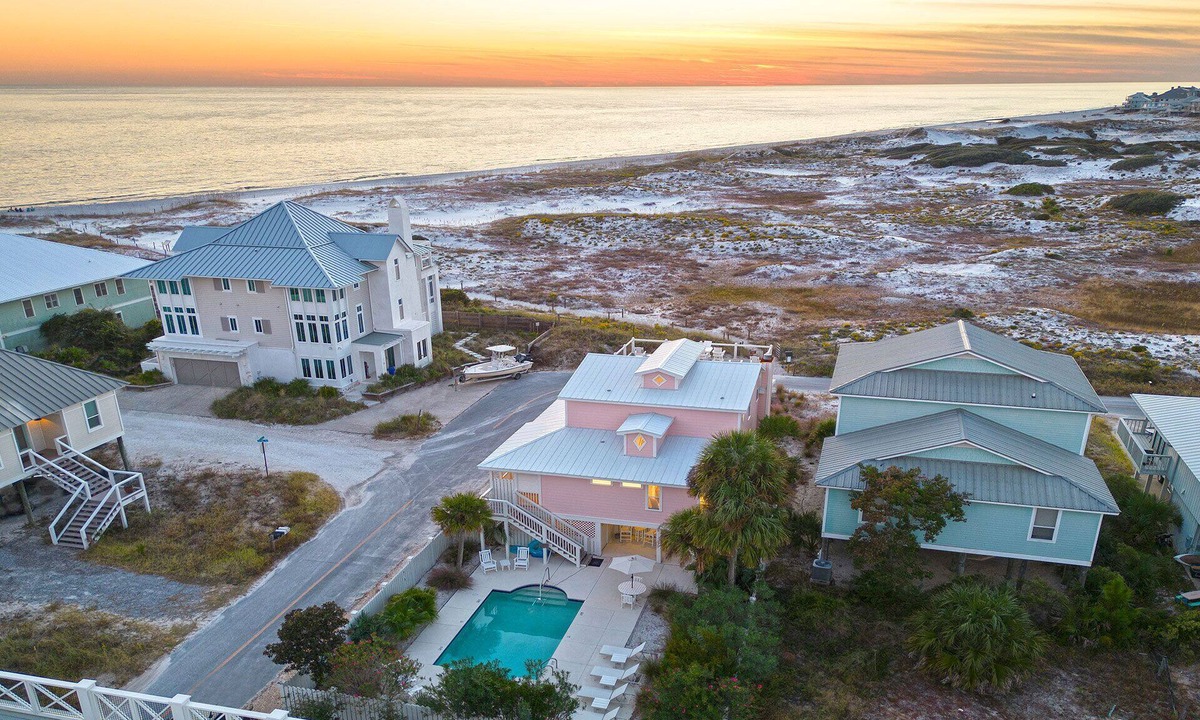Grayton Beach House | Grayton Sunset - Gulf View, 30A, Heated Private Pool, Steps to the Sand!
