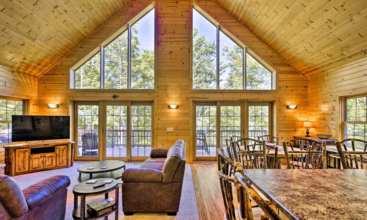 Birchwood Cabin | Lakefront Wisconsin Cabin with Boat Dock!