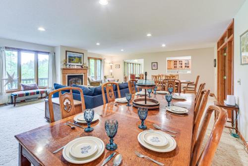 Spooner House | Lakeside Spooner Home w/Game Room & Views!