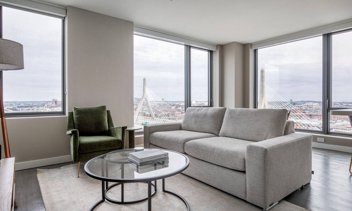 West End Apartment | Luxe North Station 2BR w/Gym & W/D, walk to T & Shops, by Blueground