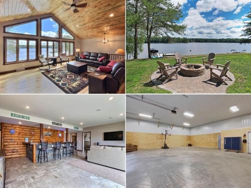 Tomahawk House | Northwoods WI 6BR Lakefront Cabin Retreat on Lake Nokomis - Minnohawk Lodge