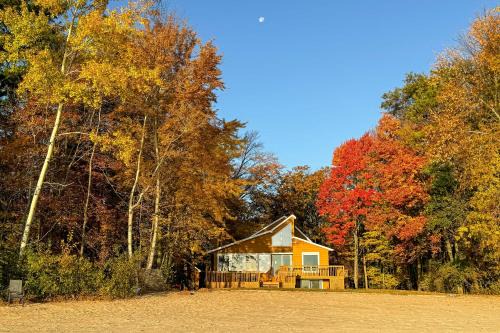 Menominee House | Private Beach & Deck: Spacious Lake Michigan Home