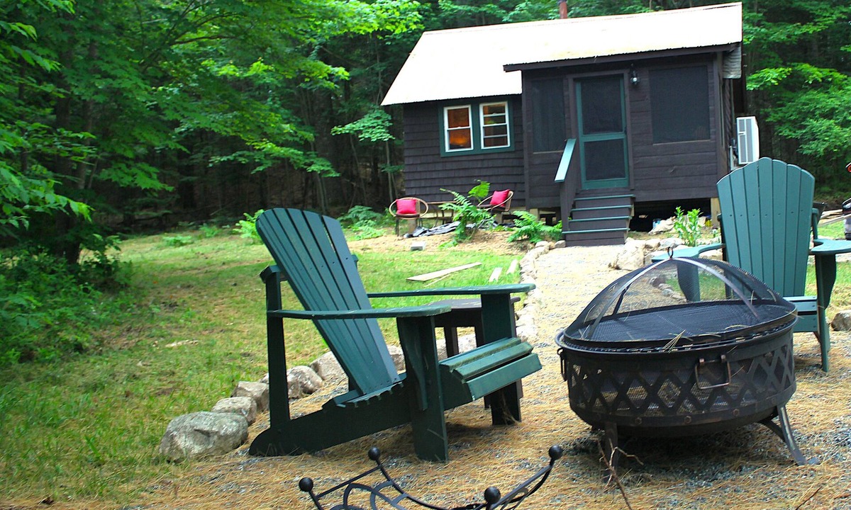 Lake Clear Cabin | Private Pinecone Cabin just steps away from ADK Rail Trail and Lake