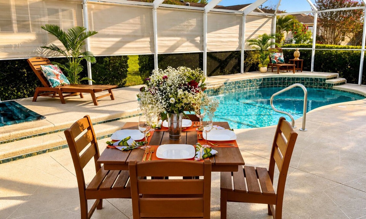 Summerhill House | Private Pool Oasis + Hot Tub ,Quiet Luxury in The Villages, Pet Friendly