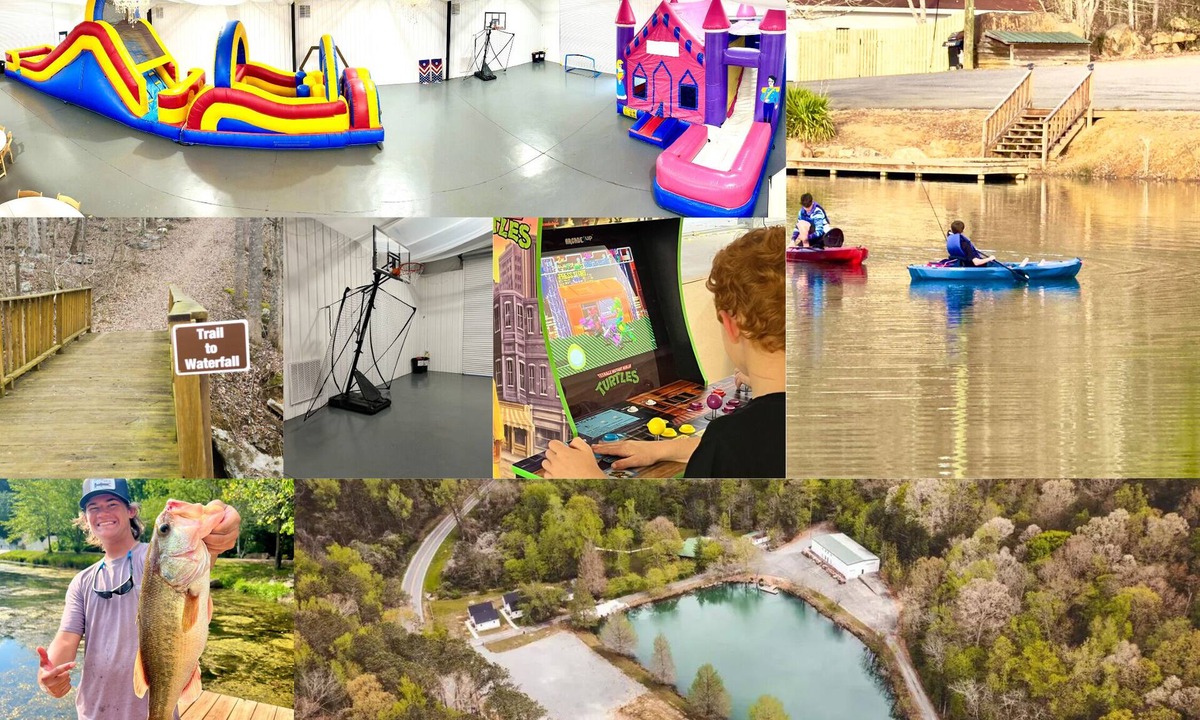 Albertville House | Rabbit Cabin: Arcade, Fishing, Kayaks, & More!
