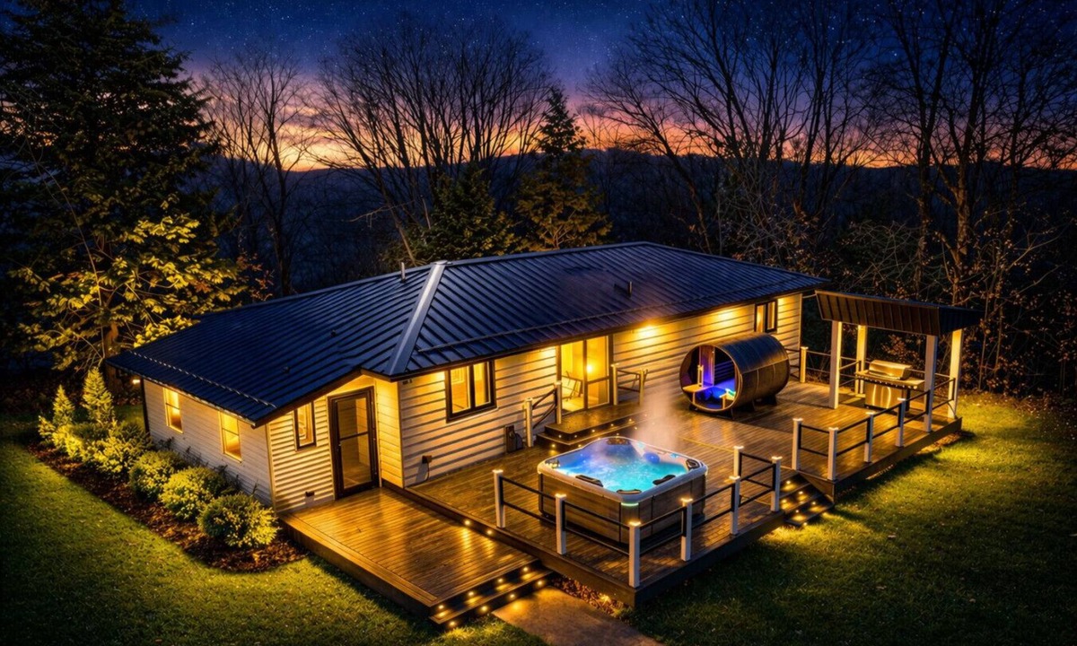Sheboygan Falls House | Riverwoods Retreat | Game Room, Hot Tub & Sauna