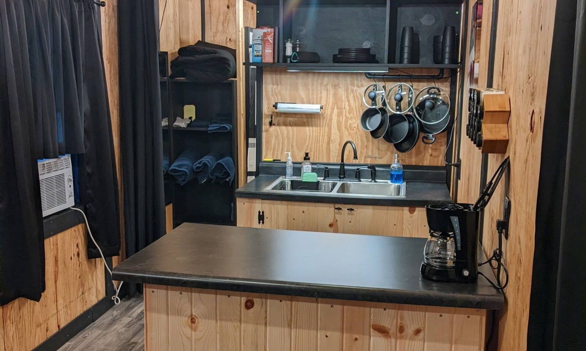 Lyndon Station Apartment | Rustic Tiny Haven in the Woods
