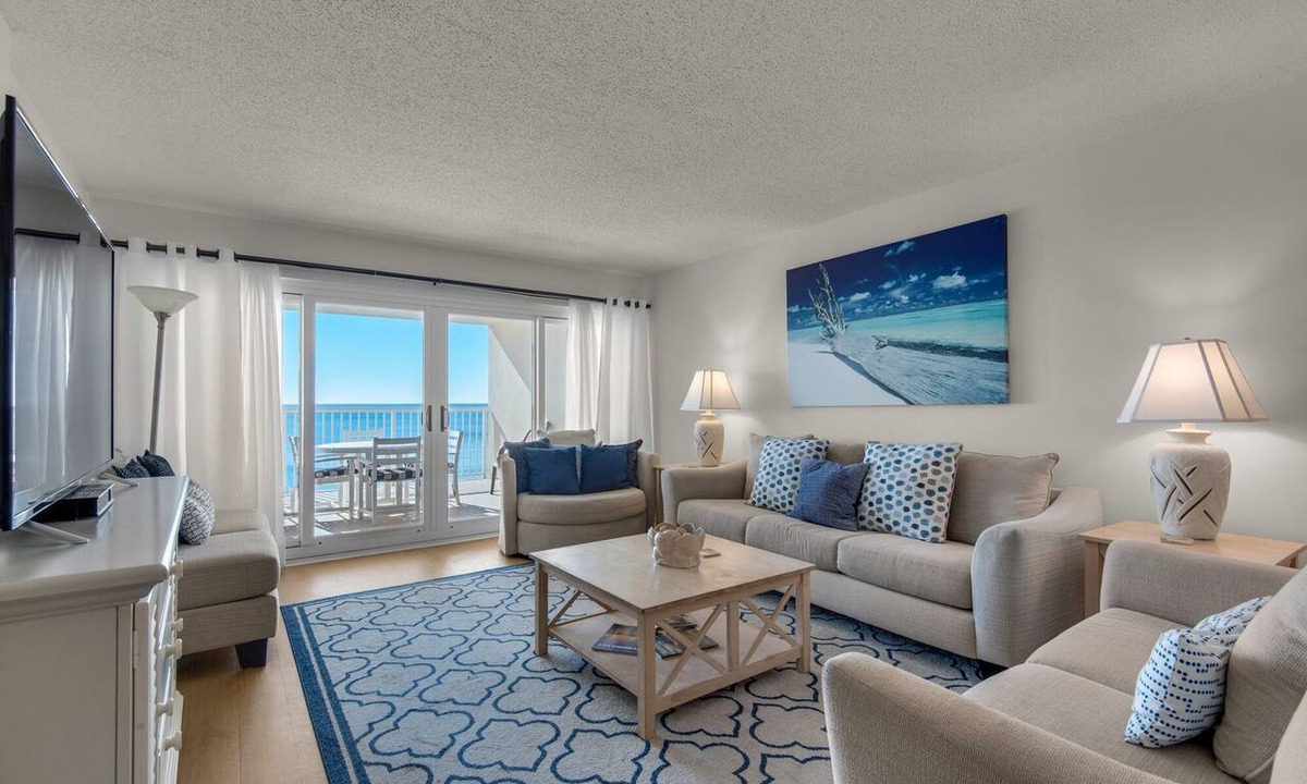 Ono Island Condo | Sandy Key 413: 2 BR/2 BA Gulf Front Condo in Perdido Key, FL Sleeps 6