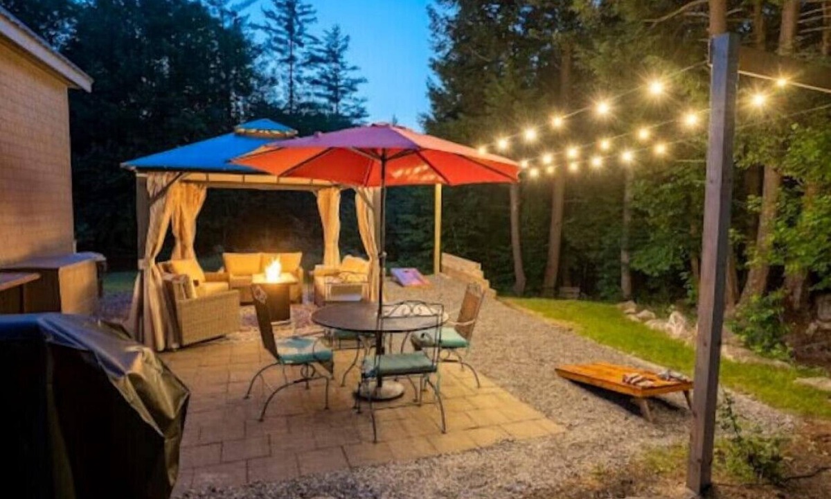 Thornton House | Spacious White Mt. Cabin - Outdoor Fireplace, Patio, Grill