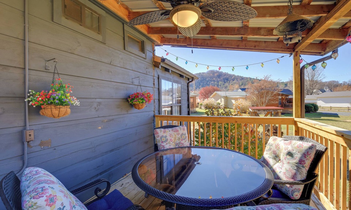 Damascus Cabin | Steps to Virginia Creeper Trail: Creekside Retreat