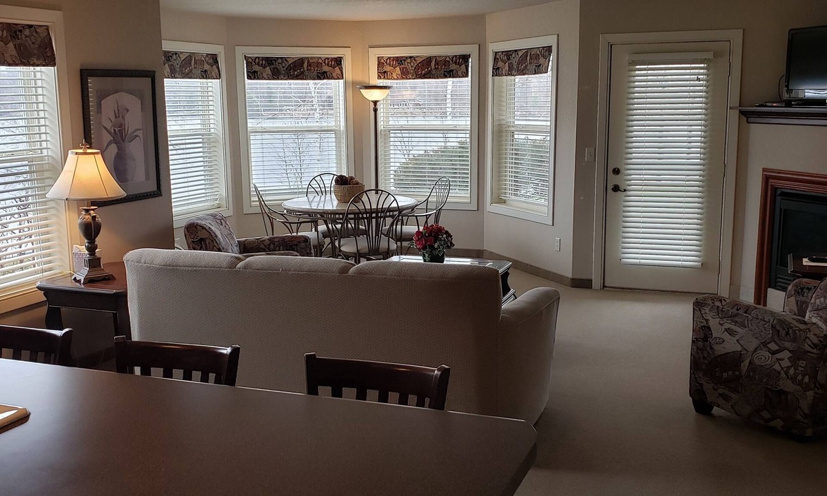 Birchwood Condo | T316 is Spacious condo at Tagalong Golf Resort on Red Cedar Lake