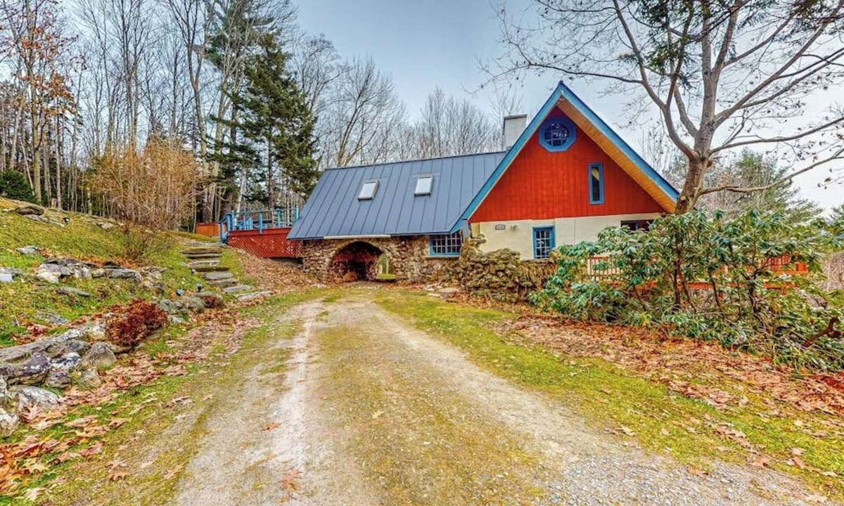 Pittsfield House | Tranquil retreat with generous deck, fitness area, & amazing views