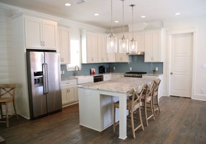 GORGEOUS Home on 30A! Six seater golf cart included!