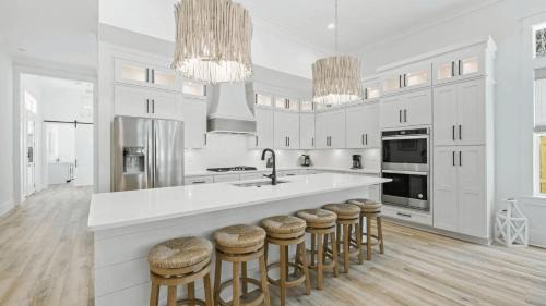 San Juan House | Sleeps 34 2 Homes Private Pools Firepit Golf Cart Walk to Beach Seagrove San Juan by AvantStay