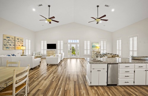 Grayton Beach House | 1 minute walk to BEACH + Heated Private Pool +Bikes +Corn Hole +Large Gas Grill