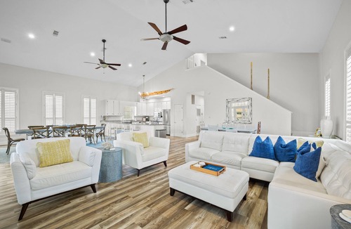 Grayton Beach House | 1 minute walk to BEACH + Heated Private Pool +Bikes +Corn Hole +Large Gas Grill
