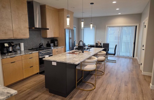 Rochester House | 1st Residential Elevator, modern luxury, stunning rooftop deck in Rochester, MN