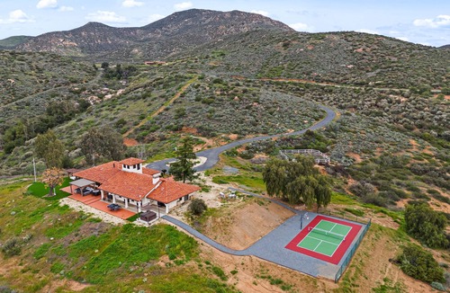 Temecula House | 20 Acre Panoramic View Estate | Hot Tub, Pickleball & Game Room