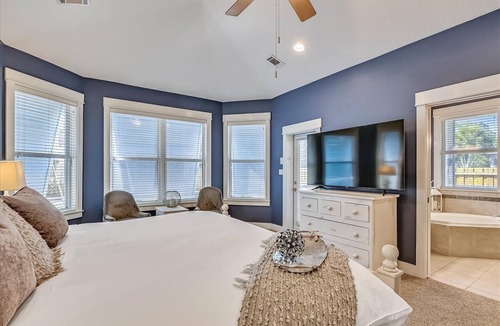 Village of Sugar Beach House | 30A Seagrove Beach Vacation Rental with PRIVATE POOL + Golf Cart + Bikes!