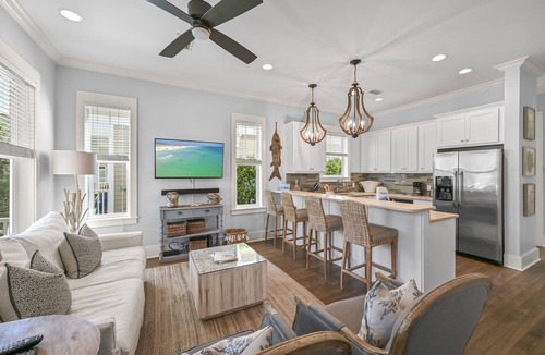 Seacrest Beach House | 4BR Beach Home, Electric Bikes, Large Pool, Arcade, Fire Table