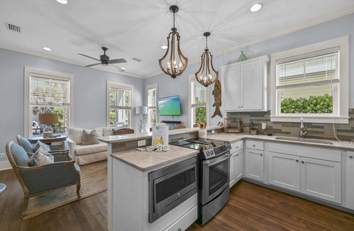 Seacrest Beach House | 4BR Beach Home, Electric Bikes, Large Pool, Arcade, Fire Table