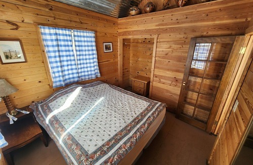 Blue Cabin | A peaceful setting for guests to relax and unwind.