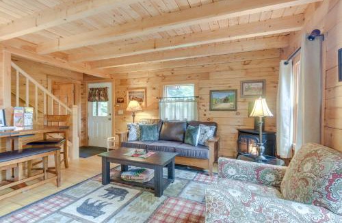 Conway House | All-Season Log Cabin Escape! 11 Mi to Cranmore Mtn