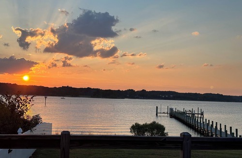 Reedville House | Bay Front home in Reedville with heated pool, playground, and game room
