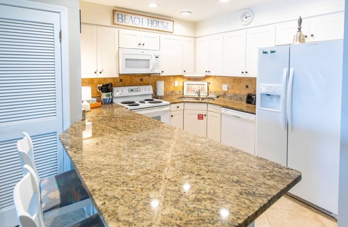 Seacrest Condo | Beautiful, large Gulf front Condo - PRIVATE BEACH - beach set up included