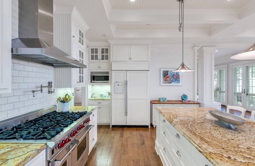 North Sea House | Beautiful Southampton Waterfront Home with pool and private steps to the beach!