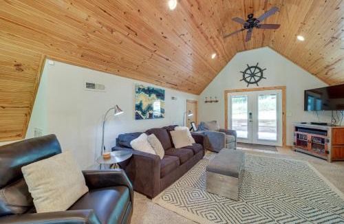 Eucha House | Boat Dock & Fire Pit: Lakefront Paradise in Eucha!