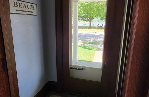 Guttenberg House | Breathtaking house steps from the river with incredible 1890s woodwork & floors
