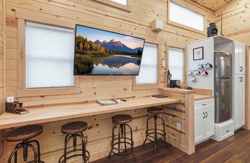 Chama Apartment | Chama Crossing - Tiny Train Next to Railroad