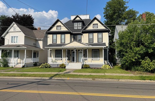 Corning Apartment | Charming 3-bedroom apartment in Corning with WiFi, AC on Disc Golf Course