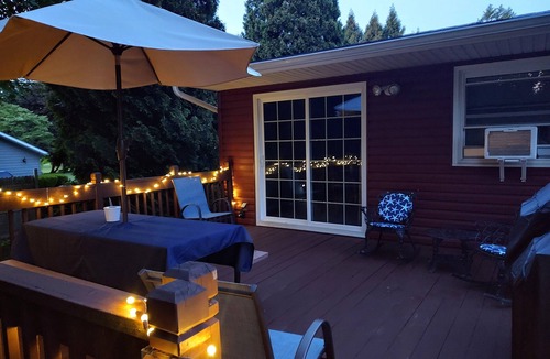 Girard House | Charming three bedroom home with spacious deck, near Elk Creek
