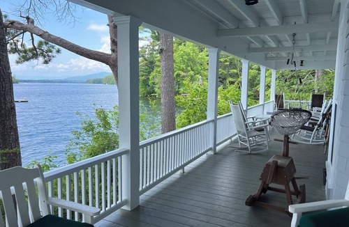 Tuftonboro Cottage | Classic NH Lake House | Sandy Beach, 2 Boat Dock, Sleeps 10