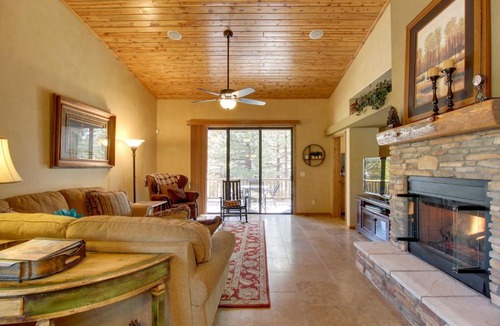 Torreon Villa | Covered Deck: Cozy Show Low Villa in Torreon!