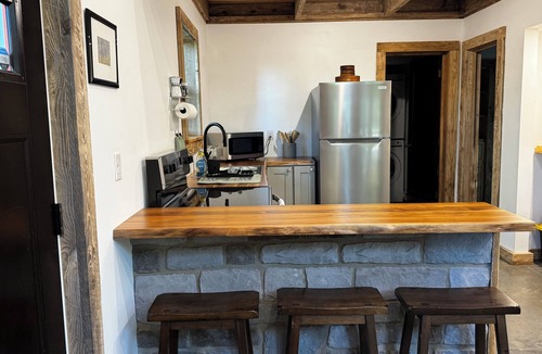 Rockton Cabin | Cozy brand new 2-bedroom cabin in charming Rockton, Pennsylvania with AC.