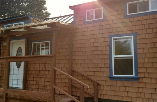 Beaver Cabin | Cozy Creekside Tiny Home outside Forks, WA; Right in Olympic National Forest!