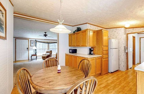 Conover House | Cozy, dog-friendly home with on-site snowmobile/ATV trails & firepit