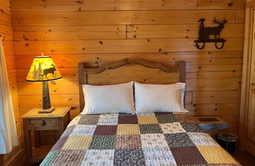 Lyle House | Cozy Log Cabin at Hartland Lake