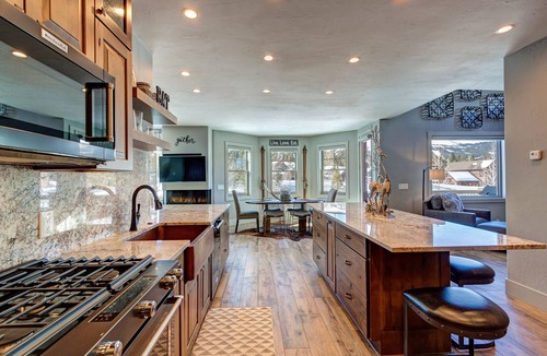 Vista Point House | Creekside Escape spacious townhome in Breckenridge with stunning views and a private hot tub!