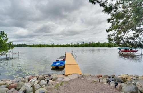 Solon Springs House | Dock, Kayaks & Fire Pit: Solon Springs Lake Escape